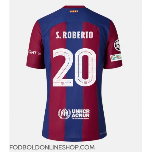 Barcelona Sergi Roberto #20 Hjemmebanetrøje 2023-24 Kortærmet